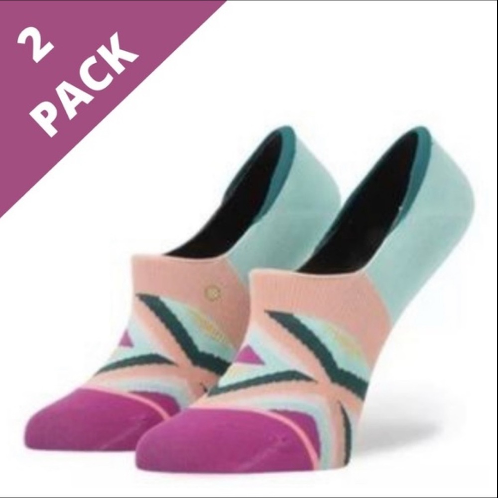 Stance Socks Girls Bonny S Small Invisible 2 PACK!!! of NEW